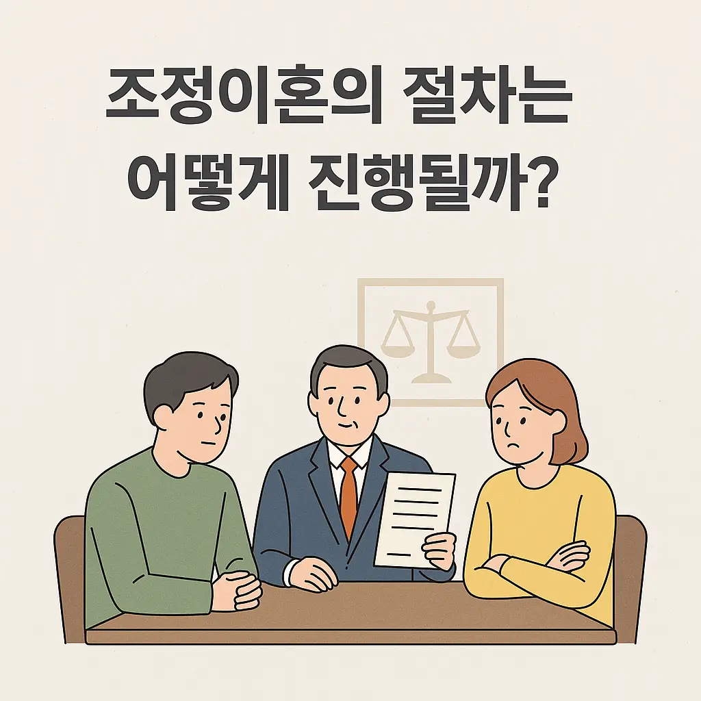 조정이혼의 절차