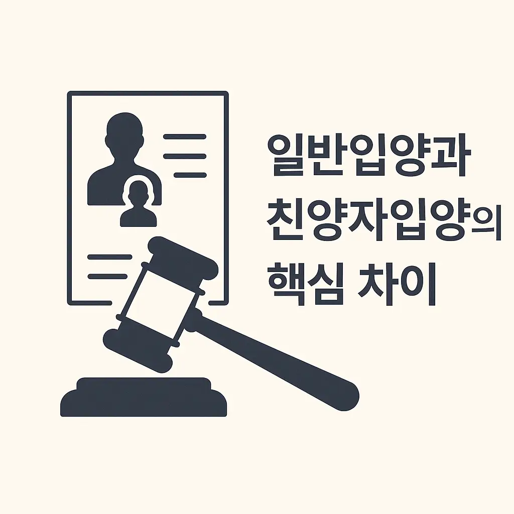 일반입양과 친양자입양